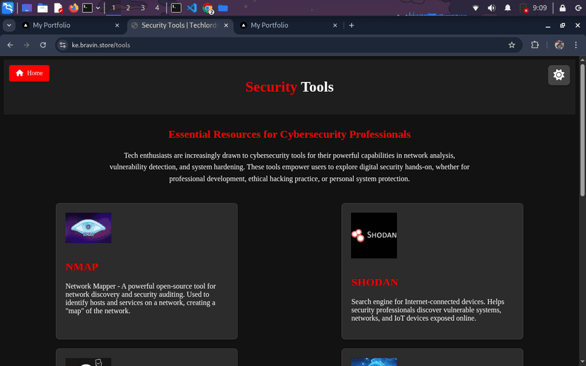 Cybersecurity Tools